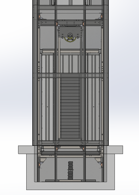 电梯中心开门-电梯全CAD设计