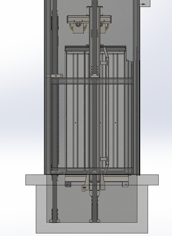 电梯中心开门-电梯全CAD设计