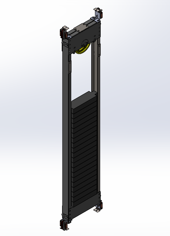 电梯中心开门-电梯全CAD设计
