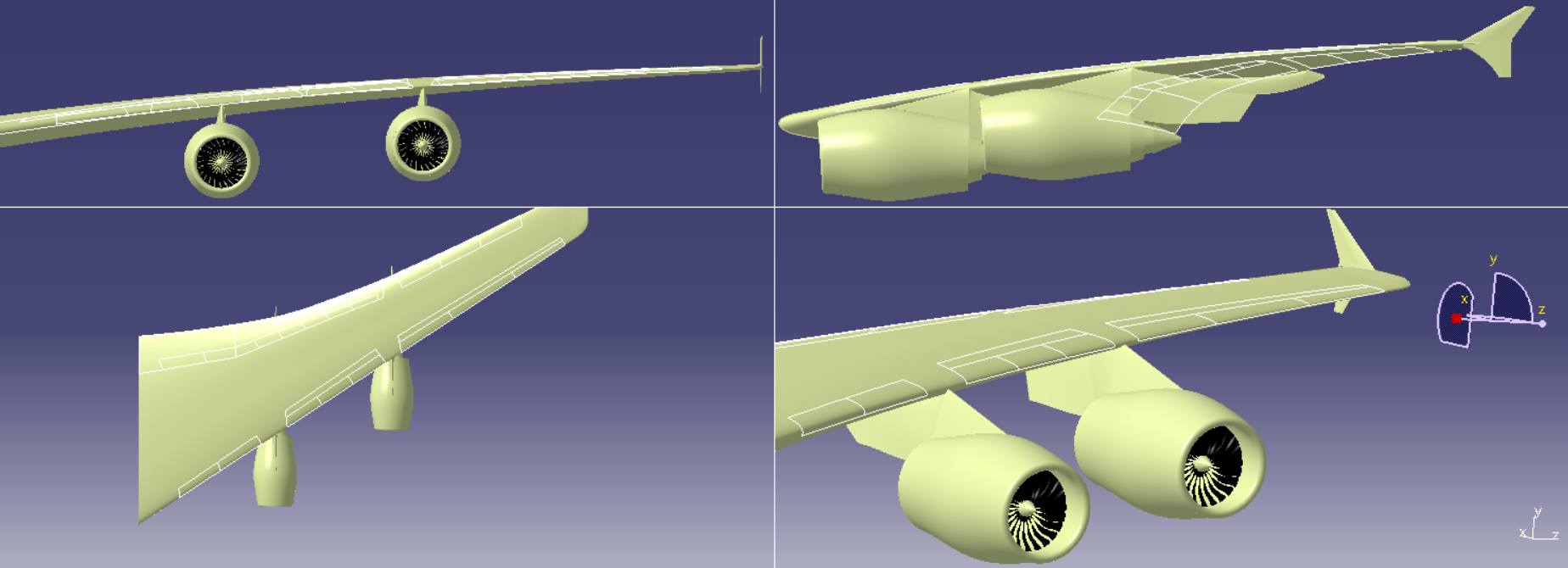 空客 A380 左翼带