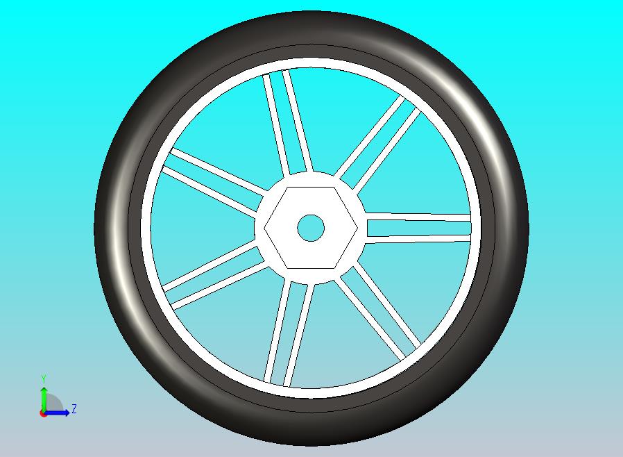 Hotrace 泡沫橡胶轮胎