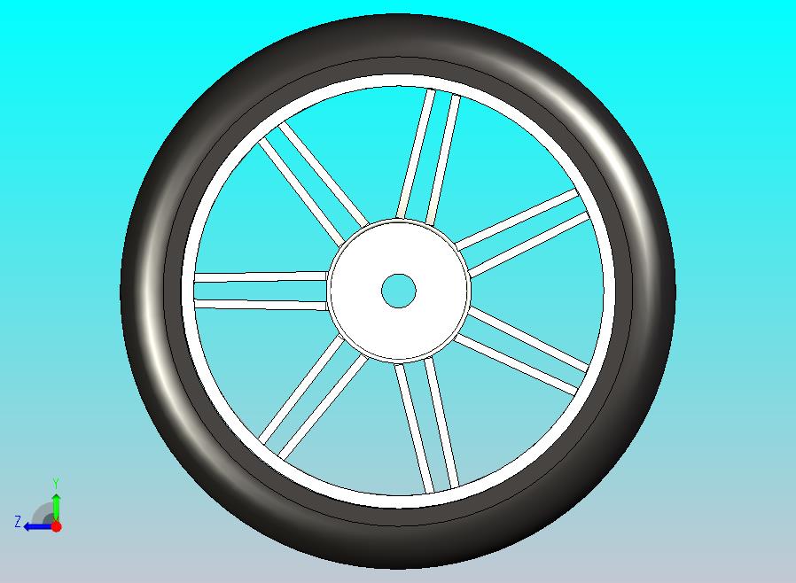 Hotrace 泡沫橡胶轮胎