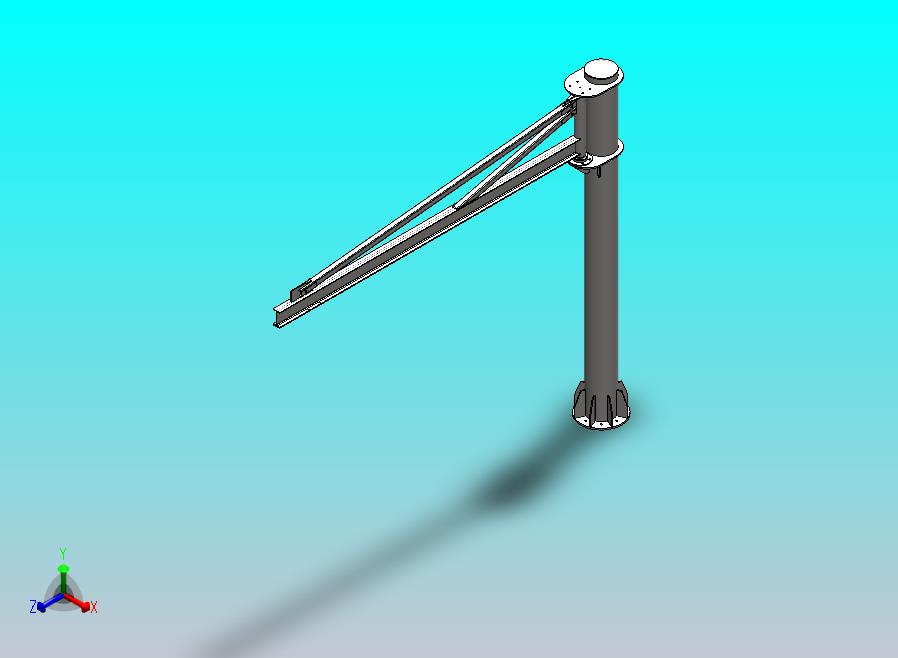 旋转起重机 - 1吨，测试时为1.5吨