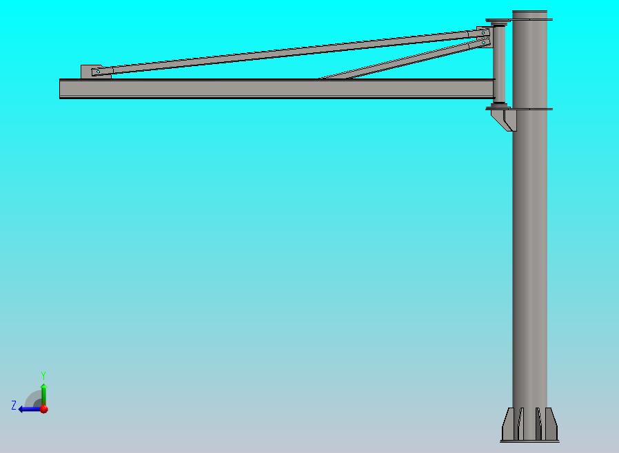 旋转起重机 - 1吨，测试时为1.5吨