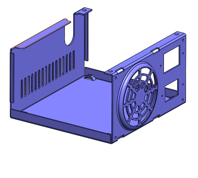 钣金台式电脑电源盒机箱