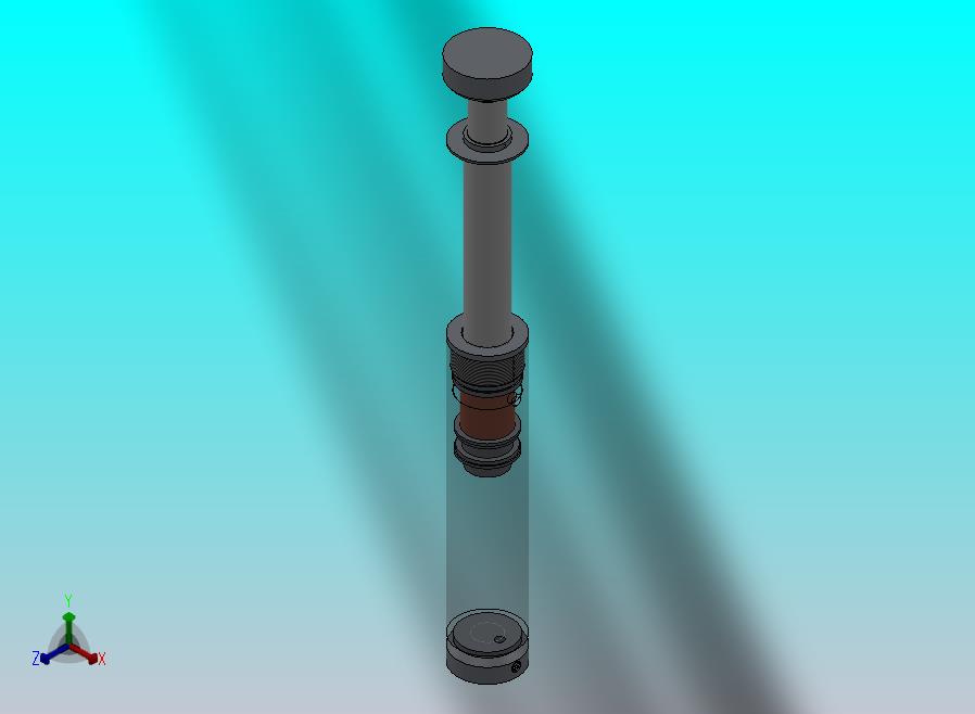 焊接式液压缸（带前杆端安装法兰）100x70x300毫米