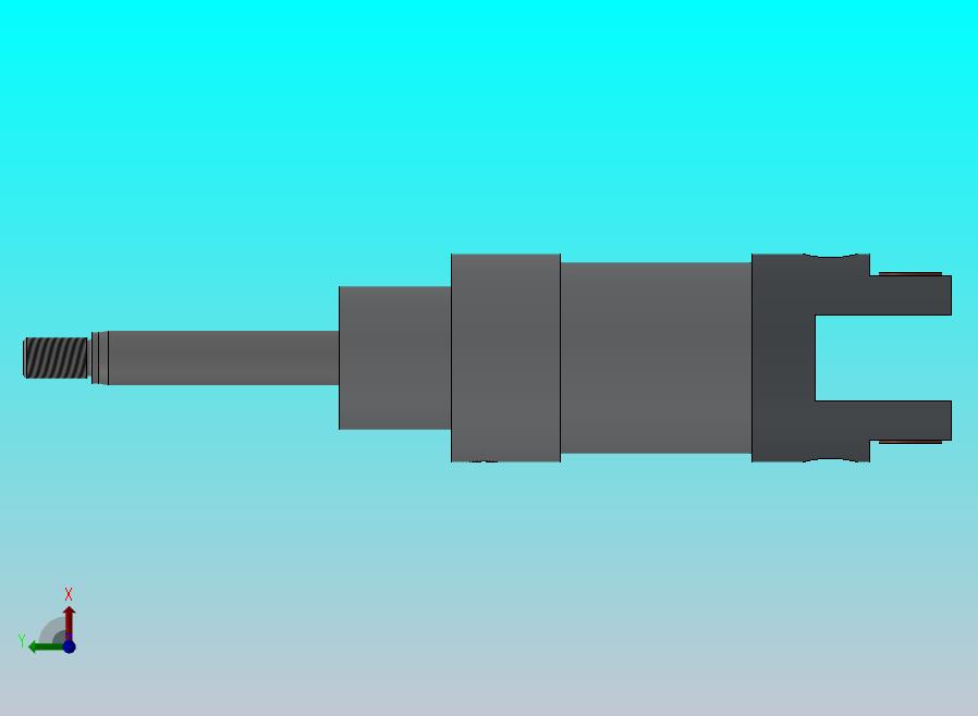 圆形气动缸 50x16x60 mm