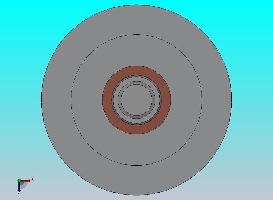 圆形气动缸 50x16x60 mm