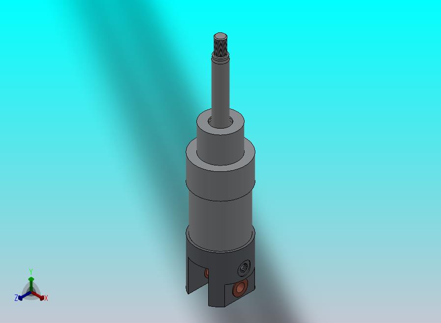 圆形气动缸 50x16x60 mm