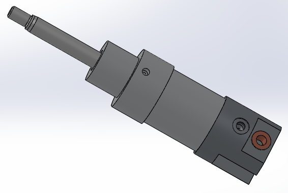 圆形气动缸 50x16x60 mm