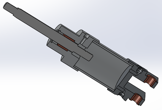 圆形气动缸 50x16x60 mm