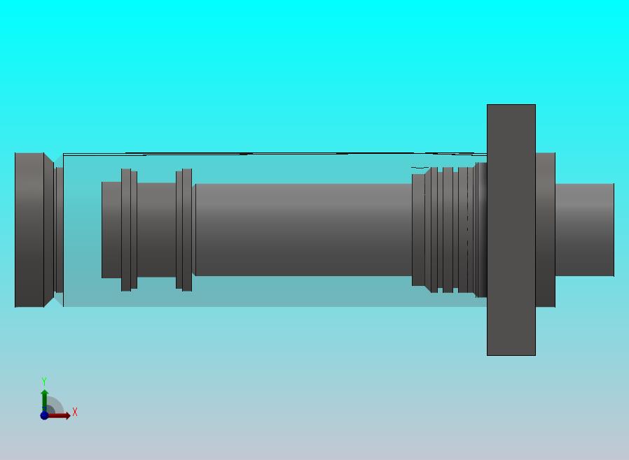 焊接式液压缸（前法兰安装）65x48x135毫米