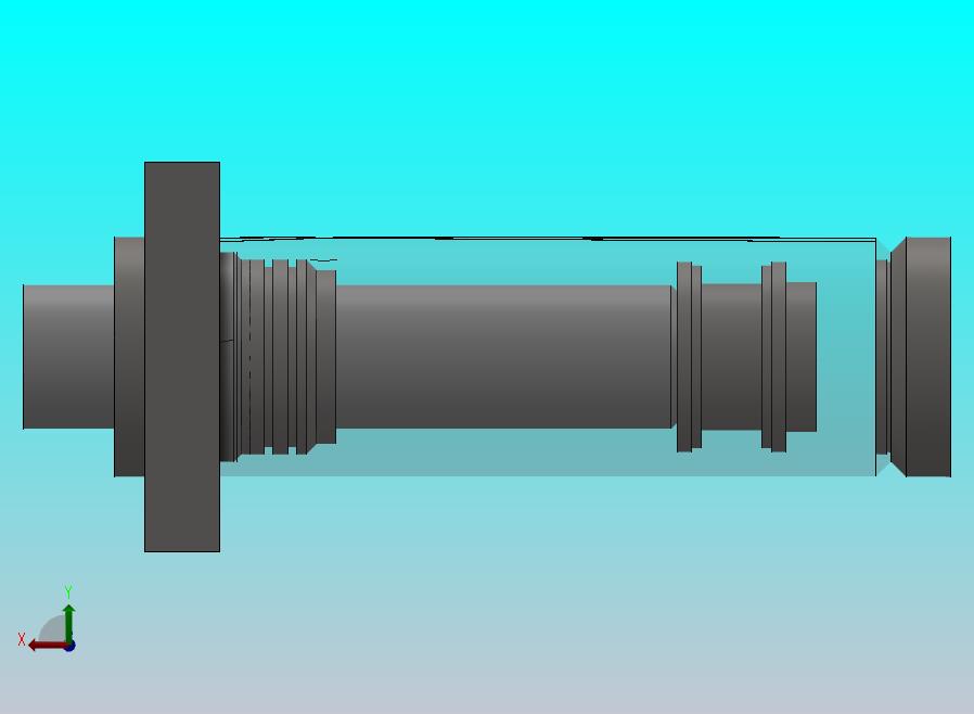 焊接式液压缸（前法兰安装）65x48x135毫米