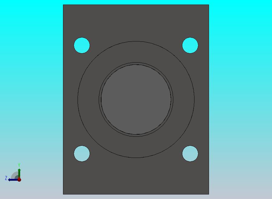 焊接式液压缸（前法兰安装）65x48x135毫米