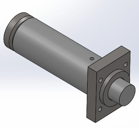 焊接式液压缸（前法兰安装）65x48x135毫米