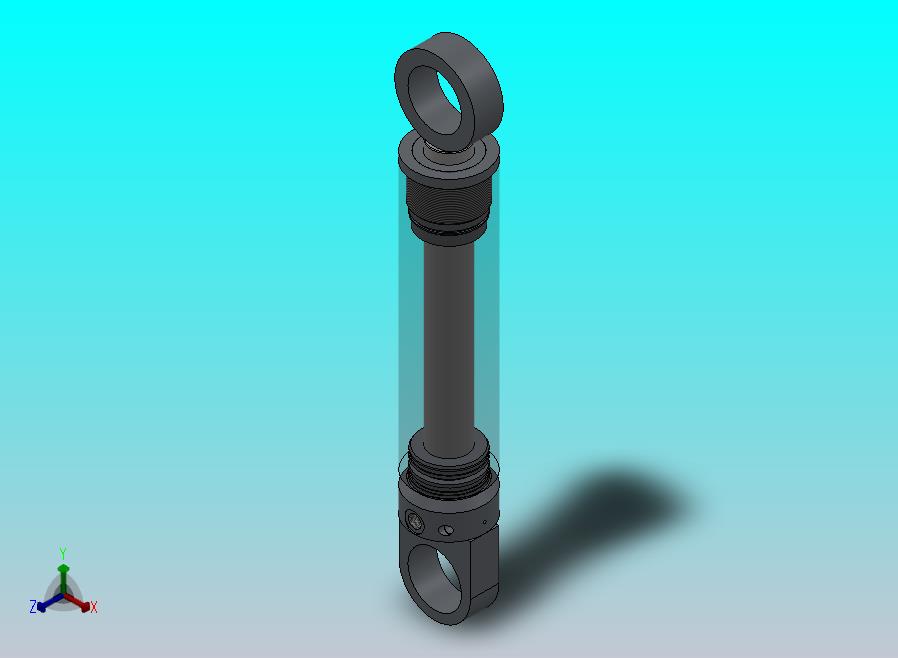 焊接式液压缸（前后安装）80x50x266.5毫米