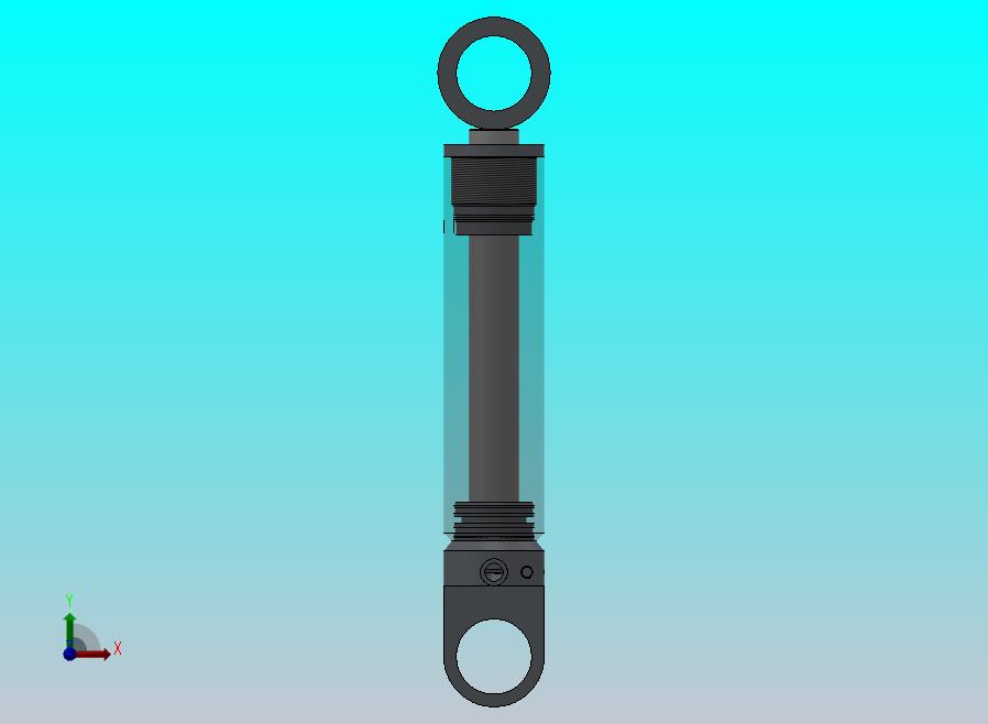 焊接式液压缸（前后安装）80x50x266.5毫米