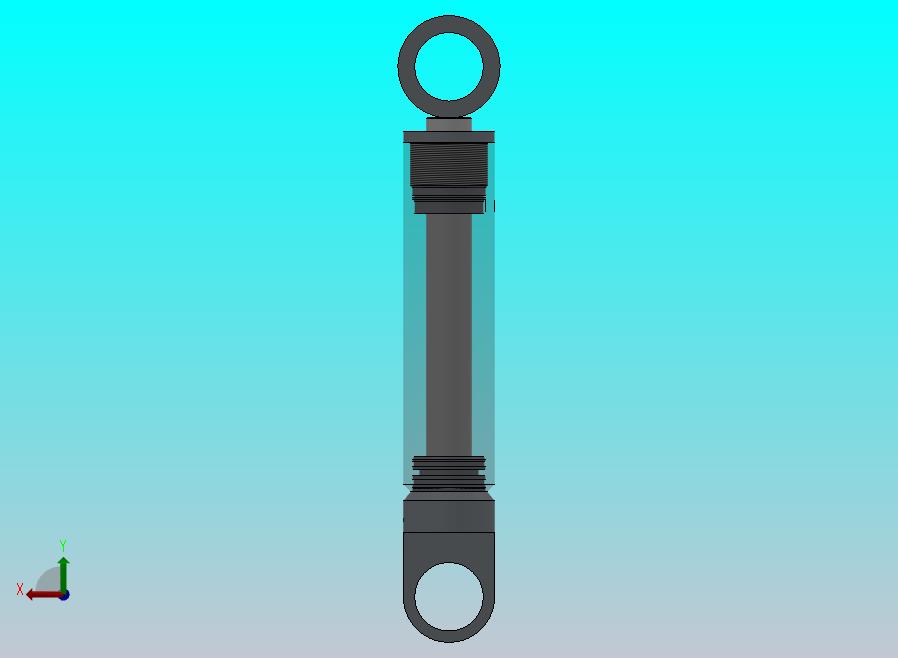 焊接式液压缸（前后安装）80x50x266.5毫米