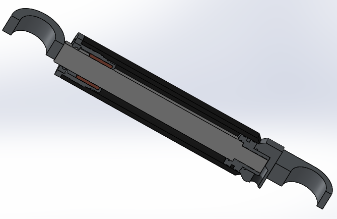 焊接式液压缸（前后安装）80x50x266.5毫米
