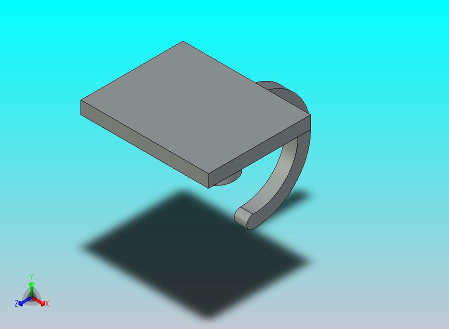 方形法兰钩支架。