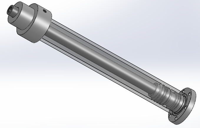 磨机式液压缸（后法兰固定）63x36x500mm