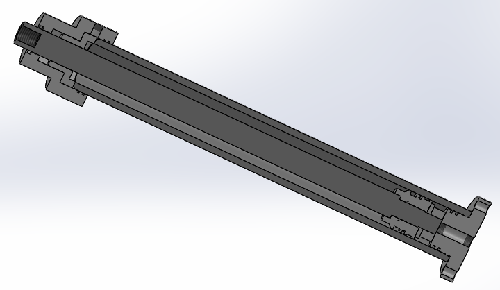 磨机式液压缸（后法兰固定）63x36x500mm