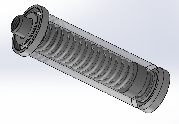 焊接式单作用液压缸 50.8x30x165 mm