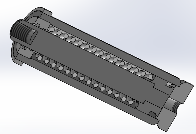 焊接式单作用液压缸 50.8x30x165 mm