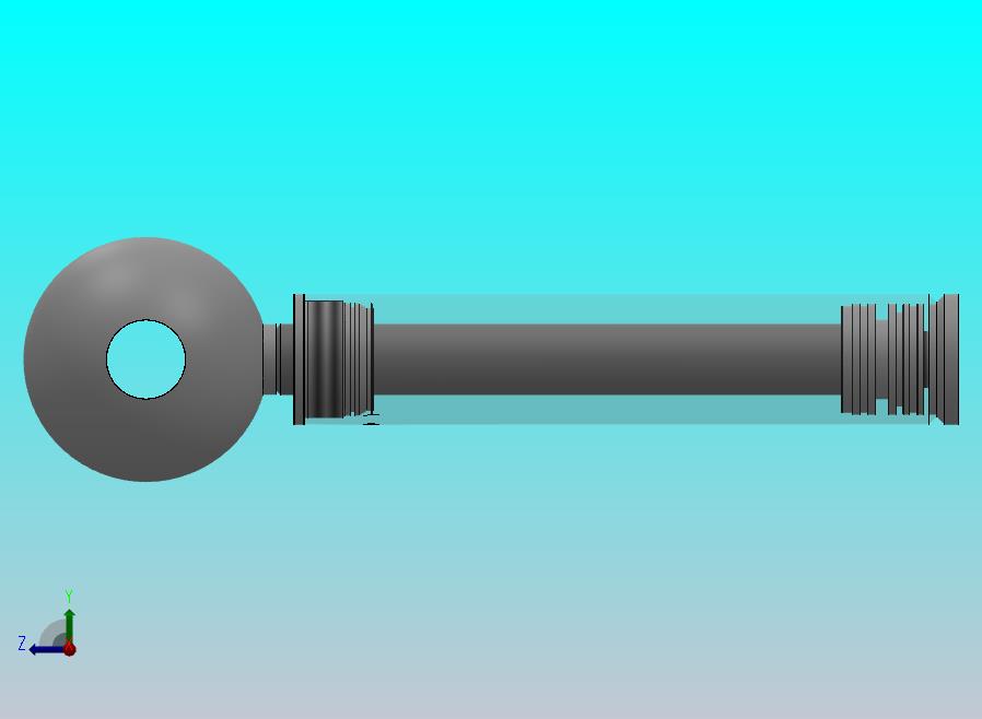 焊接式液压缸（前部固定安装）140x90x590毫米