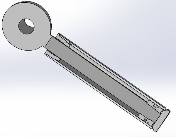 焊接式液压缸（前部固定安装）140x90x590毫米