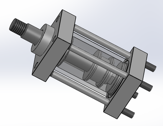 横拉杆液压缸 65x30x53.5 毫米