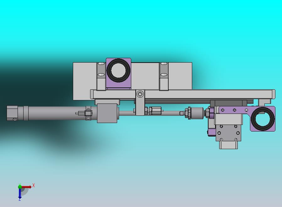 气动三轴移栽夹爪机构
