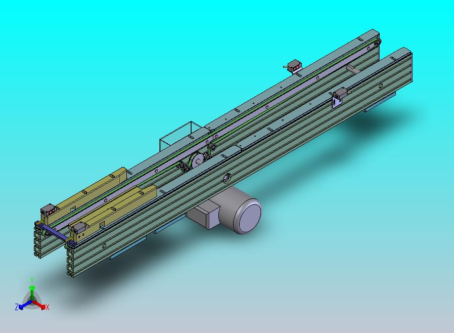 上料窄皮带流水线