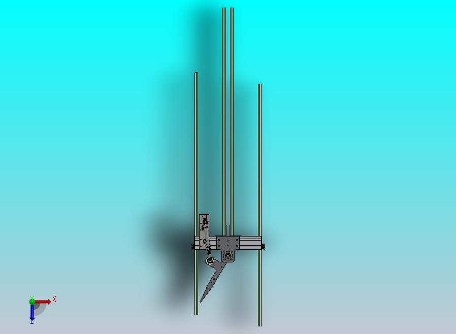 适用流水线的分流摆杆机构