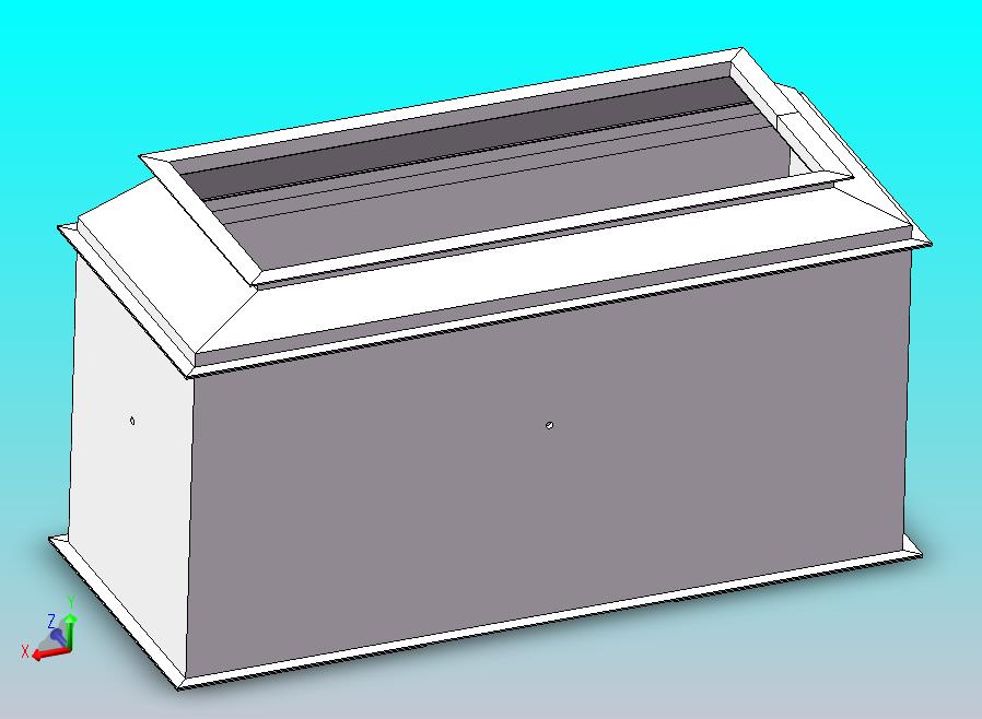 一种用于工业空调实验室的可拆卸拼装顶出风风道