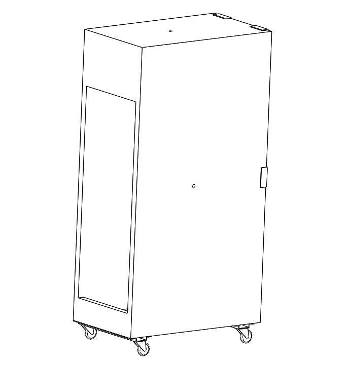 一种用于工业空调实验室的可移动列间空调风道