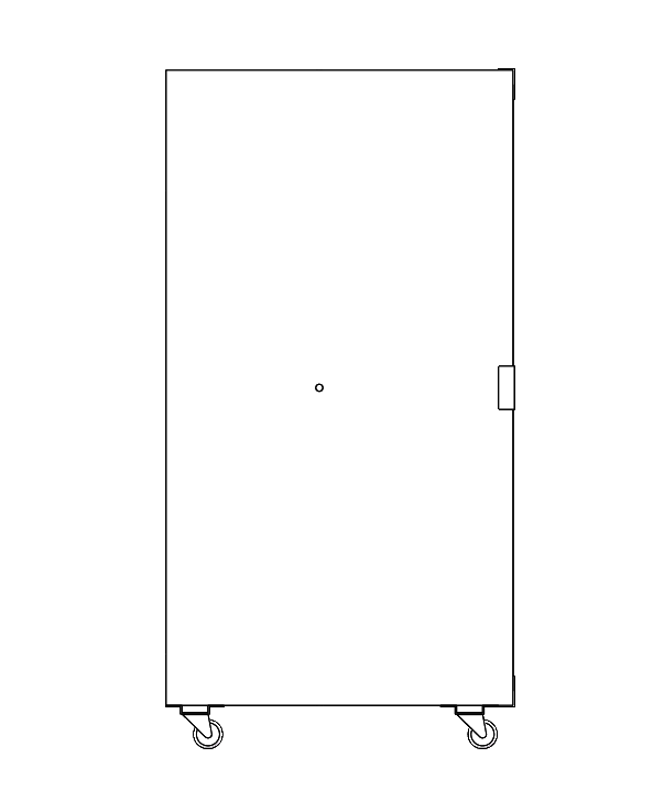 一种用于工业空调实验室的可移动列间空调风道