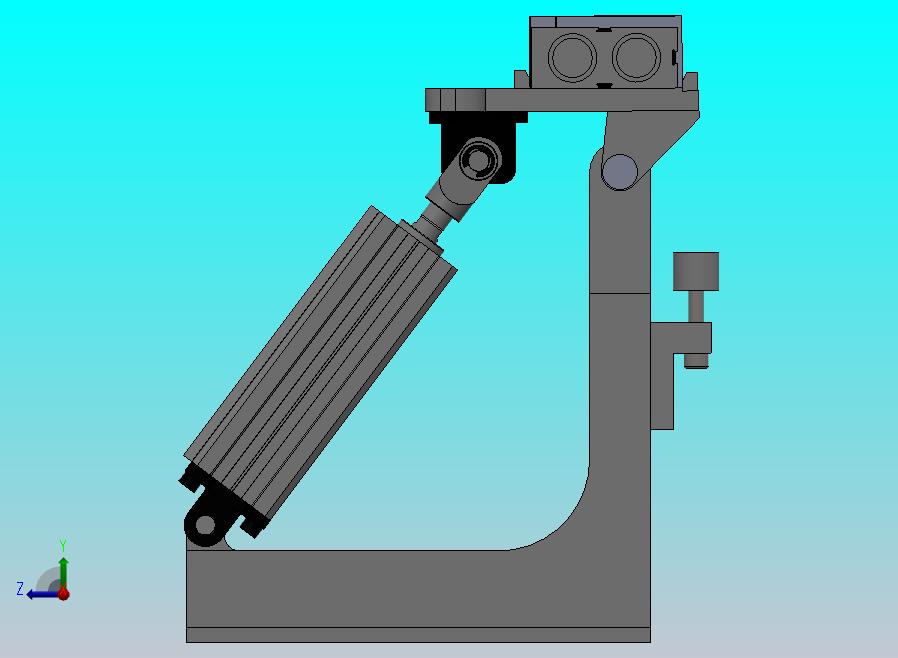 连杆原理的产品姿态变换机构