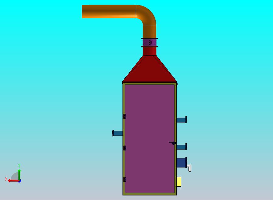 新型垃圾焚烧烟气环保处理装置