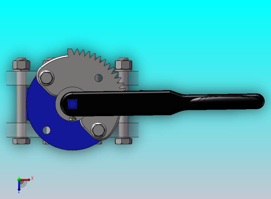 DN100对夹式蝶阀