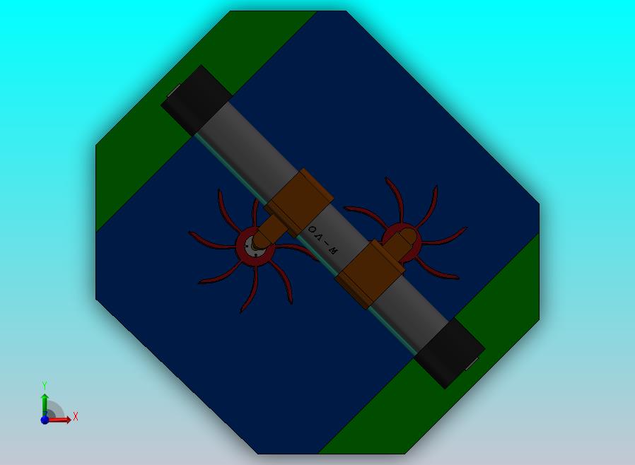 水流发电机模型