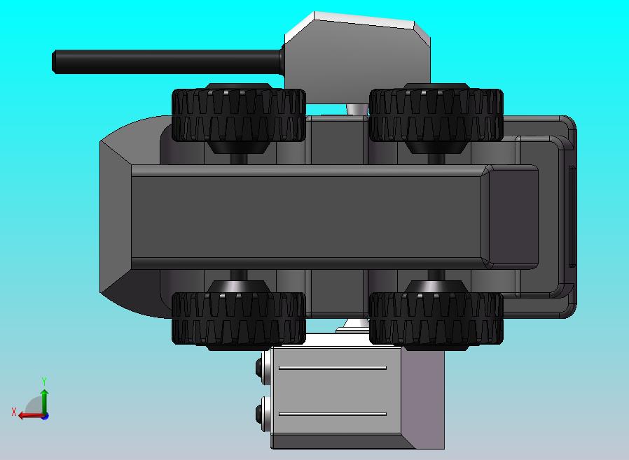 四轮遥控侦察车