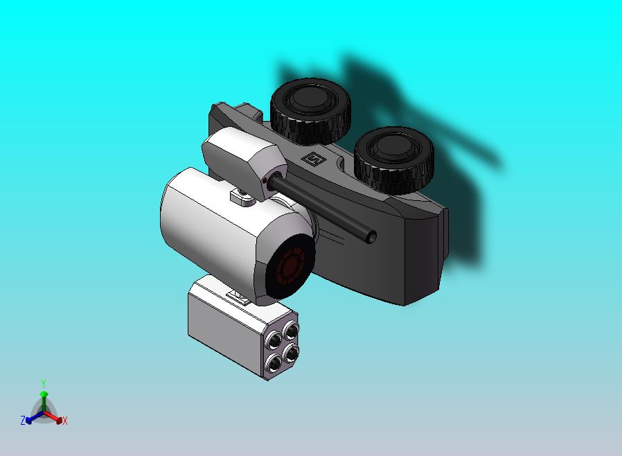 四轮遥控侦察车