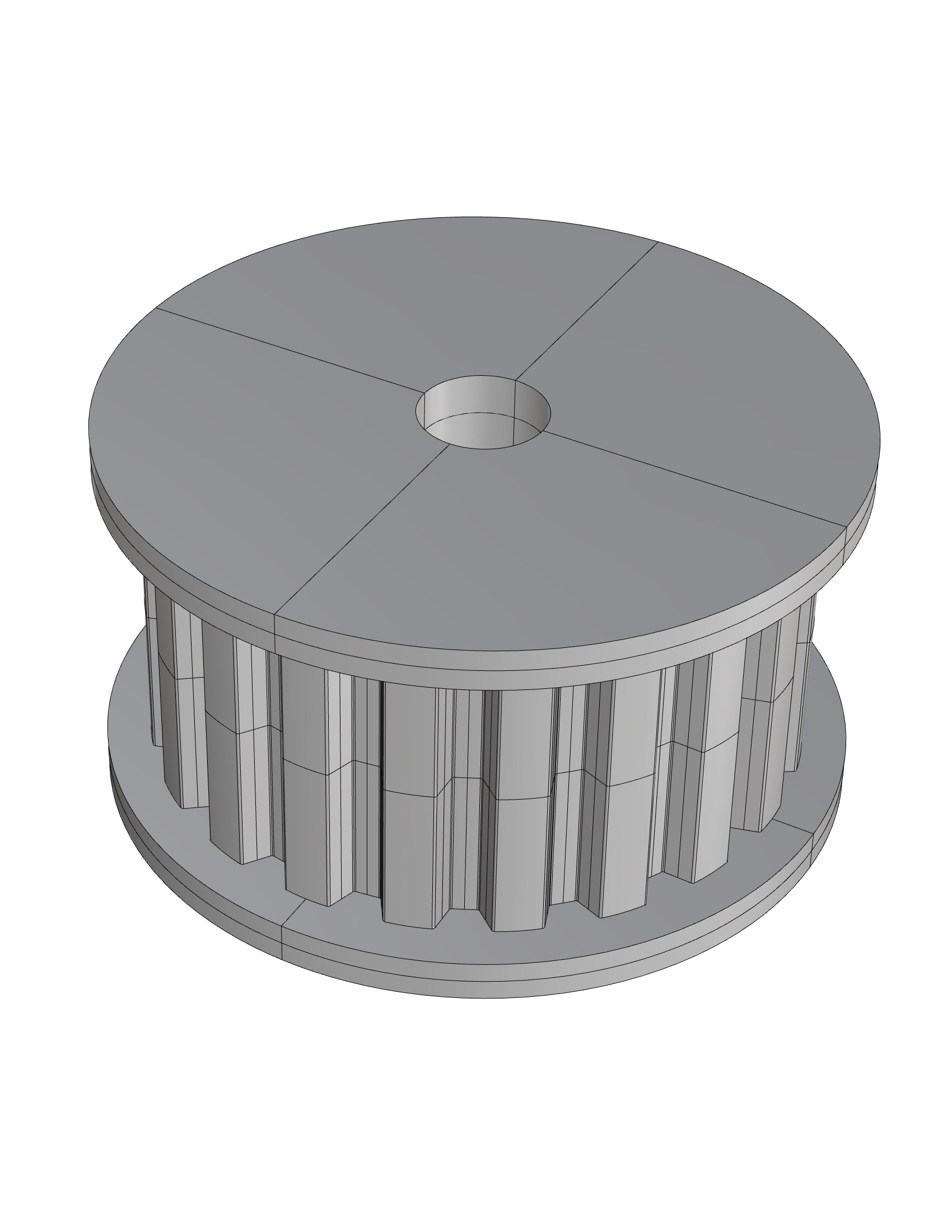 20T-5M-15mm 同步带轮