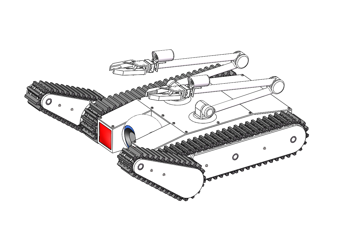履带式机械手防爆机器人