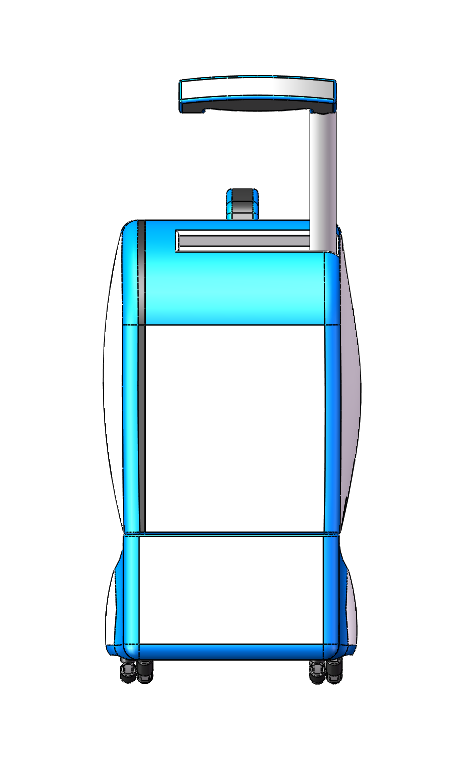 一种蓝牙自动跟随行李箱