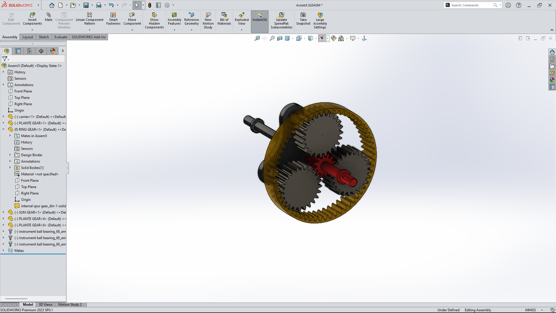 行星齿轮箱总成