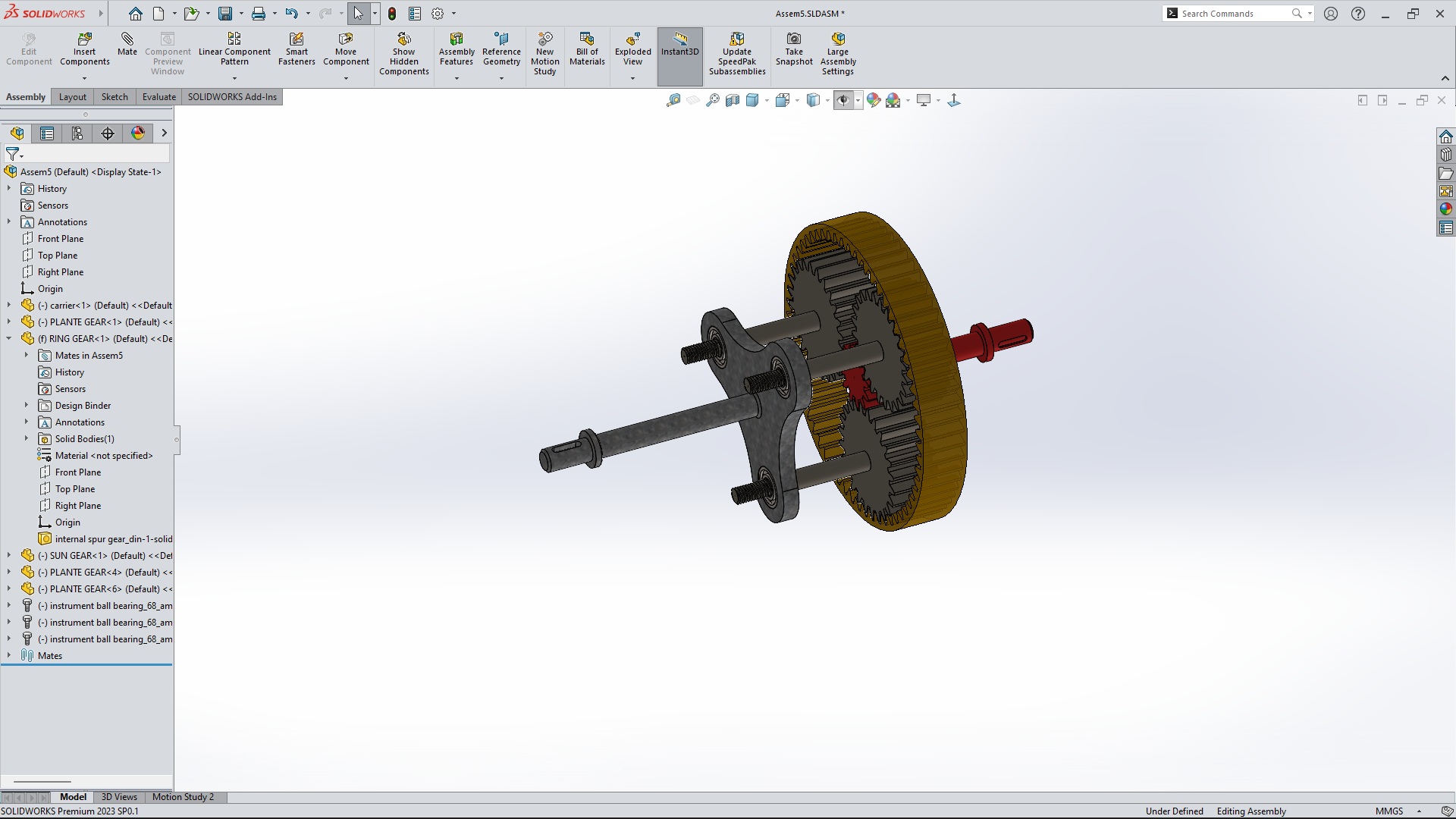 行星齿轮箱总成