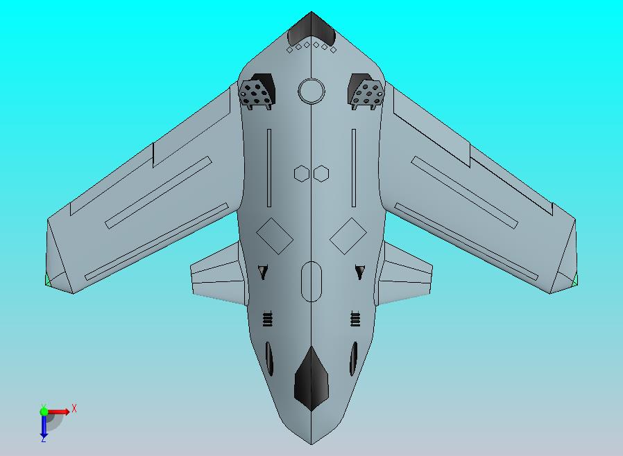 高度敏捷无人战斗机