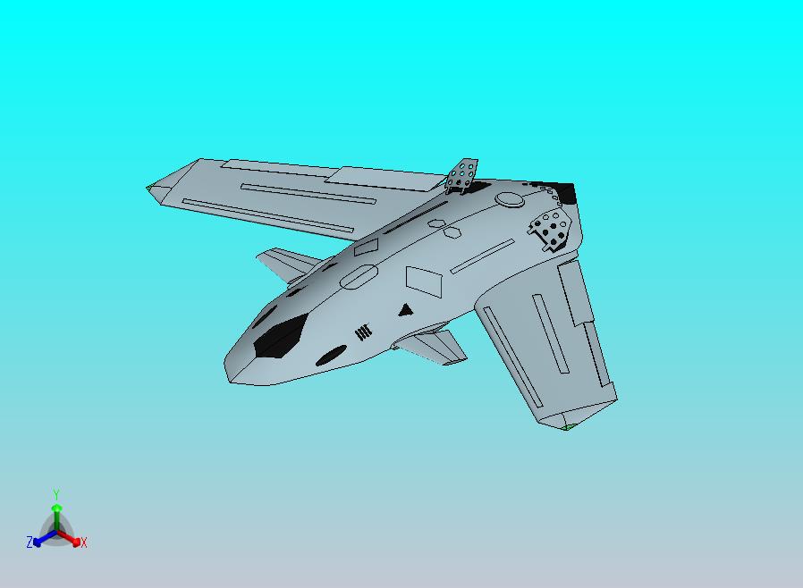 高度敏捷无人战斗机